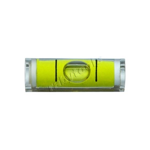 Vial de Nivelación de Acero Inoxidable con Fondo Plano y Parte Superior Redonda - Product Image 1