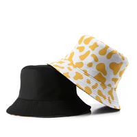 Sombrero de Pescador con Estampado Personalizado al por Mayor, Sombrero de Cubo para Deportes al Aire Libre, Ocio, Moda, Rayas de Vaca, Protección Solar