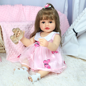 Nuovo Design Realistico <span class=keywords><strong>Mia</strong></span> Bambola Reborn Bambina 55 cm Bambole Reborn Realistiche per Regali per Bambini Giocattolo Kit Bambole Reborn - Product Image 4