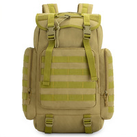 QXMOVING - Mochila Táctica de 35L para Viajes, Deportes, Supervivencia de 3 Días, con Cordón, para Hombres, para Senderismo, Camping, Caza al Aire Libre