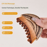 Brosse faciale en fibres synthétiques de qualité professionnelle, multifonctionnelle, pour le soin du cou, brosses pour le visage, pour le soin du Gua Sha, des yeux et du cou