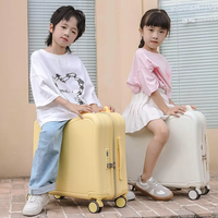 Valise à roulettes rigide pour enfants, légère, durable, avec roues silencieuses, cadeau idéal pour les voyages