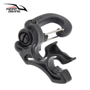 Paquete de 2 Hebillas de Liberación Rápida para Cabezal Secundario de Buceo de Fibra de Vidrio, Regulador de Respiración BCD, Abrazadera de Manguera de Baja Presión, Gancho para Manguera - Product Image 4