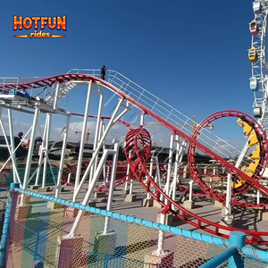 Manège professionnel à vendre avec sièges en fibre de verre certifiés CE ISO pour projets de divertissement de parcs d'attractions - Product Image 2