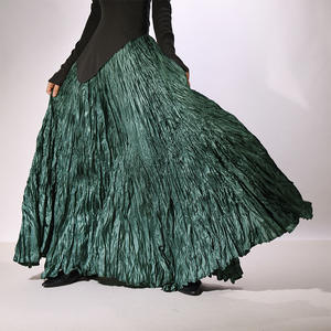 <span class=keywords><strong>Jupe</strong></span> plissée décontractée pour femme, taille basse, anti-rides, grande <span class=keywords><strong>jupe</strong></span> évasée, robe simple et décontractée - Product Image 3