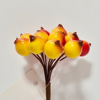 Realistiche kunstmatige appel van plastic, milieuvriendelijk voor de hele jaar door, voor Kerstmis & Pasen, feestelijke decoratie.