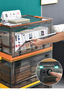 Custom Modern Luxury Folding <strong>Storage</strong> <strong>Box</strong> Multifunction <strong>Collapsible</strong> Plastic <strong>Box</strong> for Outdoor Home Living Room Bedroom <strong>Storage</strong> - Product Image 3