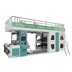JT-YTC41000高速紙ポリエチレンプラスチック活版印刷機4色Ciフレキソ印刷機
