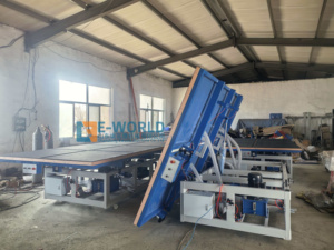 เครื่องตัดกระจกแบบลอยอากาศพร้อมมอเตอร์ปั๊มโครงสร้างเหล็ก - Product Image 4