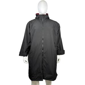 Peignoir poncho à capuche imperméable personnalisé en polaire sherpa pour la plage, le surf, la natation, le <span class=keywords><strong>ski</strong></span>, motif pour adultes - Product Image 2