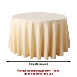 2024 Wholesale <b>Round</b> <b>Tablecloth</b> White 120 Inch Wedding Polyester Banquet <b>Table</b> Cloth Cover <b>for</b> Hotel - Product Image 4