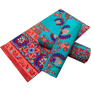 Hữu cơ bất sáp phi in vải cotton mềm may may thủ công vật liệu dệt cho cô gái chàng trai thời trang pagne khố - Product Image 1