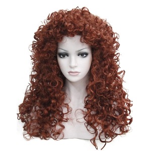 Peluca <span class=keywords><strong>de</strong></span> rollo pequeño africano, variedad <span class=keywords><strong>de</strong></span> Peluca <span class=keywords><strong>de</strong></span> pelo sintético largo para mujeres, <span class=keywords><strong>pelucas</strong></span> <span class=keywords><strong>de</strong></span> Cosplay <span class=keywords><strong>de</strong></span> ondas rizadas negras y marrones resistentes al calor - Product Image 6