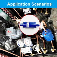 WELL-COOL Filtre déshydrateur ODF à haute absorption d'humidité et élimination des acides, à flux unidirectionnel, 42 bars MWP, pour réfrigérants et applications de réfrigération