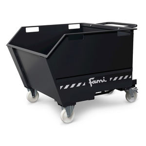 Carretilla elevadora Fami 1400x1152x970mm-cubo basculante transportable con ruedas, capacidad de 1350kg - Product Image 1
