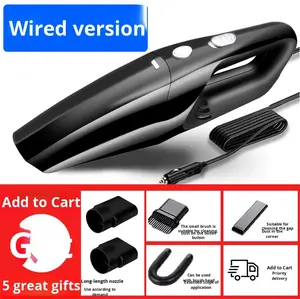 Aspiradora de Coche Inalámbrica de Alta Potencia, Aspiradora Portátil de Mano para Detallado y Limpieza Interior de Automóviles - Product Image 4