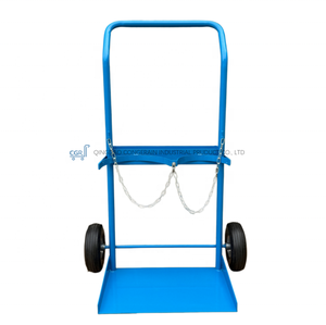 Carro de Plataforma con Ruedas Bloqueables para Cilindros de Gas Industriales de Acero Congerain, para Cilindros de Diferentes Tamaños - Product Image 2