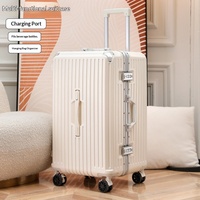 Valise de voyage rigide légère et élégante, style moderne et luxueux, avec roulettes pivotantes, capacité importante 70/30, robuste, vente en gros