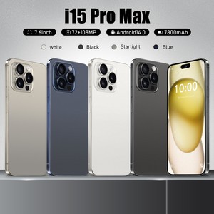Điện thoại 15 Pro Max mới 100%, giao hàng nhanh, màn hình 6.8 inch, điện thoại di động 15 Pro Max mới, mở khóa, 4G 5G, hai <span class=keywords><strong>sim</strong></span>, 8GB+512GB, có logo - Product Image 2