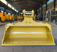Bucket Hidrolik Tilting Material Q345B Sudut Kemiringan 45 Derajat untuk Excavator Mini Takeuchi TB290/TB280/TB180 8-10 Ton untuk Pekerjaan Grading
