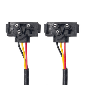 Conector SAE de 4.5mm y 4 pines, arnés de cableado negro con enchufe macho recto para control de luces de remolque RV - Product Image 5