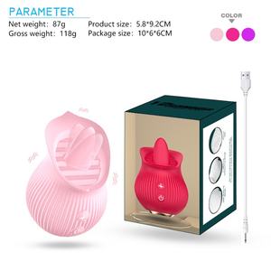 Vibrador Sexbay Rose con Control Remoto Personalizado, Vibración Frontal y Trasera en el Punto G, Silicona Líquida Recargable, 100% Impermeable - Product Image 1