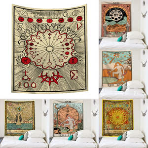 Mandala <span class=keywords><strong>Tarot</strong></span> Tapestry Wandkleed Maanfase Veranderende Wandtapijten Slaapkamer Decor Bedsprei Dekbedhoes Zon Maan Wanddecoratie - Product Image 4
