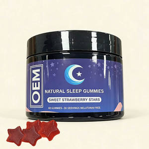 Gomitas de Melatonina de Marca Privada OEM, para Dormir, Belleza, Apoyo a la Memoria, Sin Azúcar, Sabor a Uva, Suplemento Inmunológico para Adultos - Product Image 1