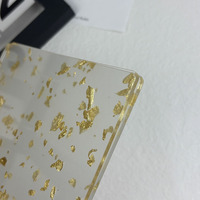 Classeur A5 transparent en acrylique, carnet à feuilles mobiles, logo personnalisé, classeur à 6 anneaux en acrylique pour le bureau, l'école, la papeterie
