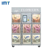 Distributeur Automatique de Bouquets de Fleurs Fraîches en Libre-Service Extérieur à Écran Tactile
