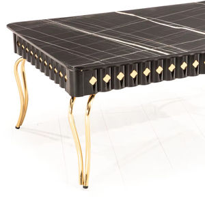 Mesa de Centro Moderna Rosse de MDF y Metal, Duradera, Fácil de Montar, Muebles Contemporáneos para Sala de Estar, Turquía - Product Image 1