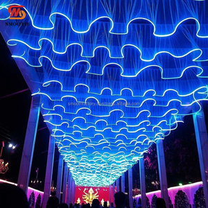 ผ้าม่านติดเพดานสำหรับงานปาร์ตี้กลางแจ้งแบบเรียบแถบม่านสีชมพูสำหรับตกแต่งเพดานงานแต่งงาน - Product Image 6