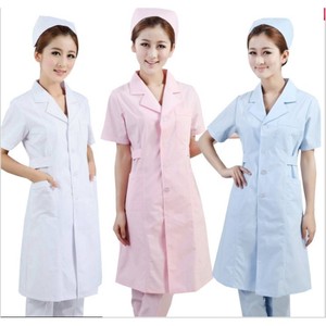 Blouse d'hôpital blanche à manches longues en coton unisexe, uniforme de travail pour médecin, infirmière, clinique, pharmacie - Product Image 3