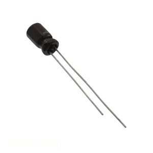 Condensateur traversant UTS1V4R7MDD en aluminium 4,7 µF 20 % 35 V RADIAL TH 4,7 µF - Product Image 1