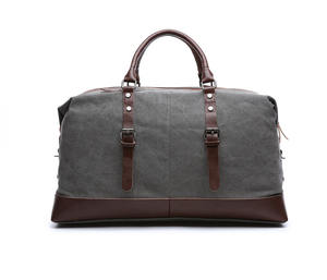 Sac de voyage en toile vintage, sac de voyage portable de grande capacité, sac à main, sac bandoulière pour hommes et femmes - Product Image 6