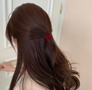 กิ๊บติดผมกำมะหยี่รูปโบว์เล็กสำหรับผู้หญิง ขนาด 2.8 ซม. 50 ชิ้น/ถุง กิ๊บหนีบ<span class=keywords><strong>ผม</strong></span>เล็กสไตล์เรโทรสำหรับสาวหวาน - Product Image 4