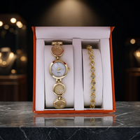 Nouvelle montre chronographe à quartz pour femme avec bracelet en alliage, boîtier ovale de 30 mm, cadran à aiguilles en verre de 16 mm de largeur et fermoir à boucle