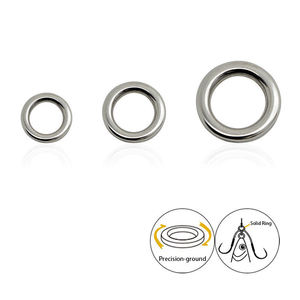 <span class=keywords><strong>Anneau</strong></span> de pêche solide en acier inoxydable de qualité supérieure, connecteur de pêche circulaire solide, <span class=keywords><strong>anneau</strong></span> de connexion pivotant, accessoires de pêche en plein air - Product Image 2