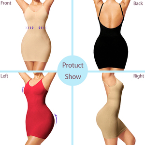 <strong>Best</strong>-selling Tummy Control Adjustable Strap V Neck Seamless Shaper Full Slip <strong>Shapewear</strong> for Under <strong>Dresses</strong> - Product Image 3
