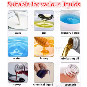 Автоматический полный 60 мл содовый спирт йогурт сок оливковое масло Шампунь бутылка воды газированный Питьевая медовая жидкая линия розлива - Product Image 5