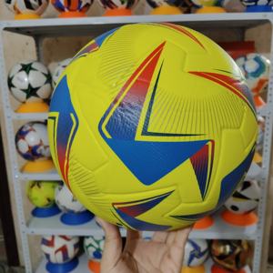 Professional PU <b>leather</b> <b>football</b> No. 5 durable high quality indoor/outdoor training ball customizable logo - Product Image 6