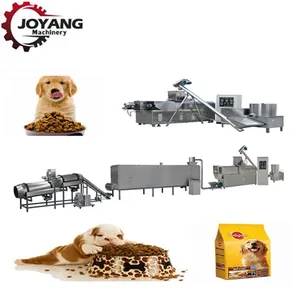 CE Certificate Kibble Pet Dog And Cat Food Extruder Machine Line