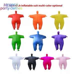 Costume gonflable intégral HESPER, combinaison verte, taille unique, unisexe, adultes, déguisement amusant, fête d'Halloween, Noël - Product Image 2