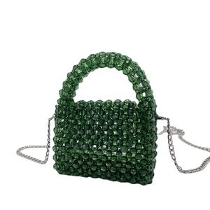 <span class=keywords><strong>Borsa</strong></span> a <span class=keywords><strong>tracolla</strong></span> portatile da <span class=keywords><strong>donna</strong></span> di moda di alta moda pendolare <span class=keywords><strong>piccola</strong></span> <span class=keywords><strong>borsa</strong></span> con perline a mano - Product Image 1