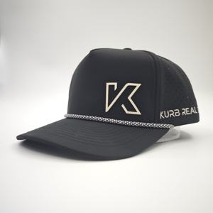 Casquette de sport décontractée unisexe en caoutchouc PVC de haute qualité avec logo, idéale pour le golf, la course et les activités de plein air, personnalisable avec motifs à pois, Dobby ou fruits. - Product Image 1