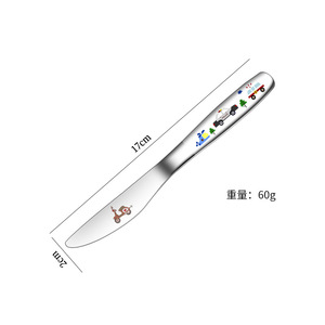 Ensemble <span class=keywords><strong>de</strong></span> couverts pour enfants en acier inoxydable 304, couteau, <span class=keywords><strong>fourchette</strong></span> et cuillère pour bébé, nouvelle <span class=keywords><strong>fourchette</strong></span> 2023, cuillère à motif <span class=keywords><strong>de</strong></span> dessin animé, facile à transporter - Product Image 5