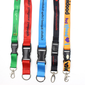 Printed Sublimation Blank Safety Custom Promotional Neck <b>Lanyard</b> with Hook Logo Design Id Card Holder <b>Polyester</b> <b>Lanyard</b> - Product Image 2