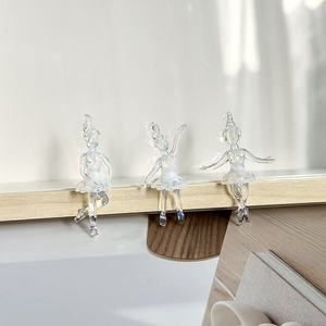 Handmade Glazed Ballet Pendant Simple All-match Clavicle Chain Artistic Niche Design Ornament Instagram-style <b>Gift</b> - Product Image 1