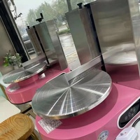 Machine d'enrobage de crème de gâteau d'anniversaire OEM machine à tartiner le beurre machine à glacer automatique pour crème de gâteau machine à lisser