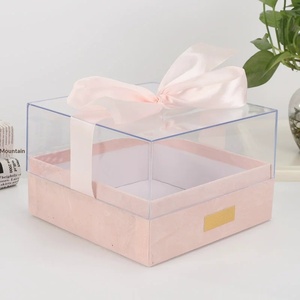 Caja de Regalo de Acrílico Transparente de Lujo con Lazo para Bodas, Navidad, San Valentín, Recuerdos de Fiesta - Product Image 4